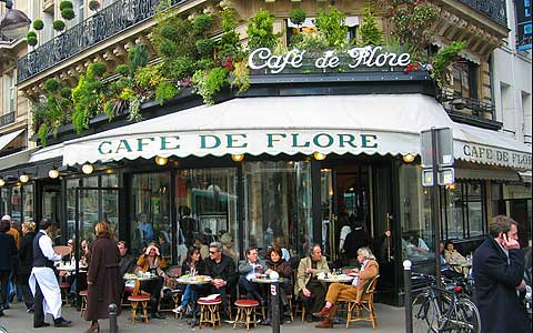 Cafe de Flore в Париже